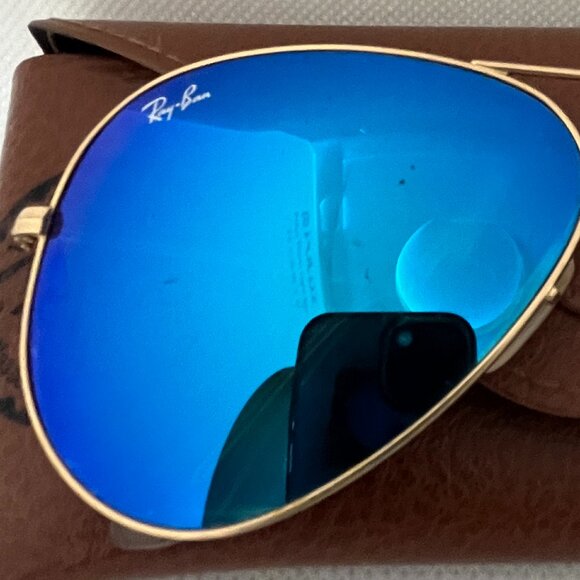 Ray-Ban RB3025 Matte Gold Aviator 112/17 - 810-LR-07 - Picture 7 of 12